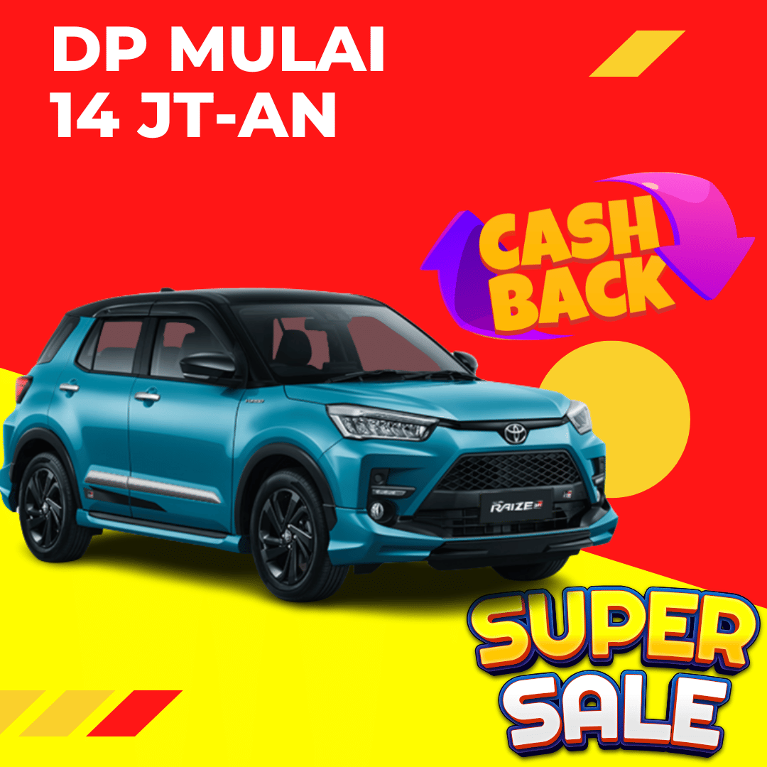dealer toyota jaktim - harga raize - kredit raize